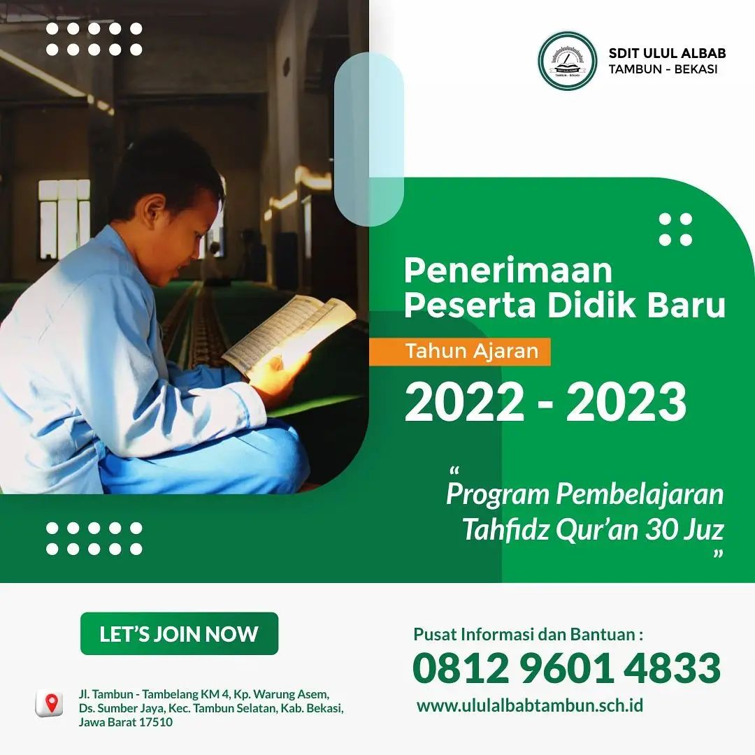 ulul albab tambun, sdit ulul albab, ppdb ulul albab