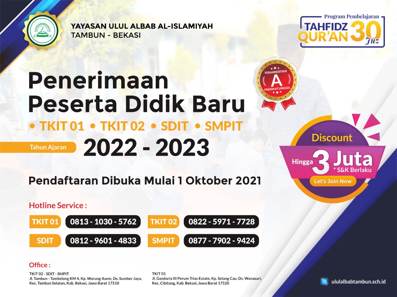 ppdb sdit ulul albab